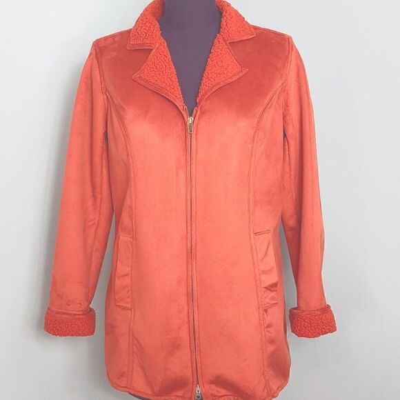 D & Co. Suede & Fleece Jacket - Picture 1 of 10